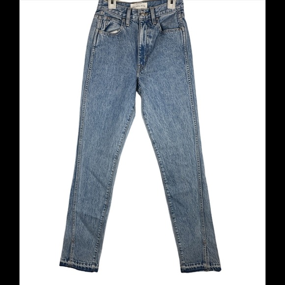 SLVRLAKE. NWOT Sierra Twisted Slim Straight Jeans w/ Splits Size 29 - Picture 4 of 7